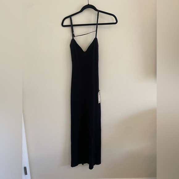 Meshki Avalon Backless Midaxi Dress NWT size Large Black - Picture 4 of 12